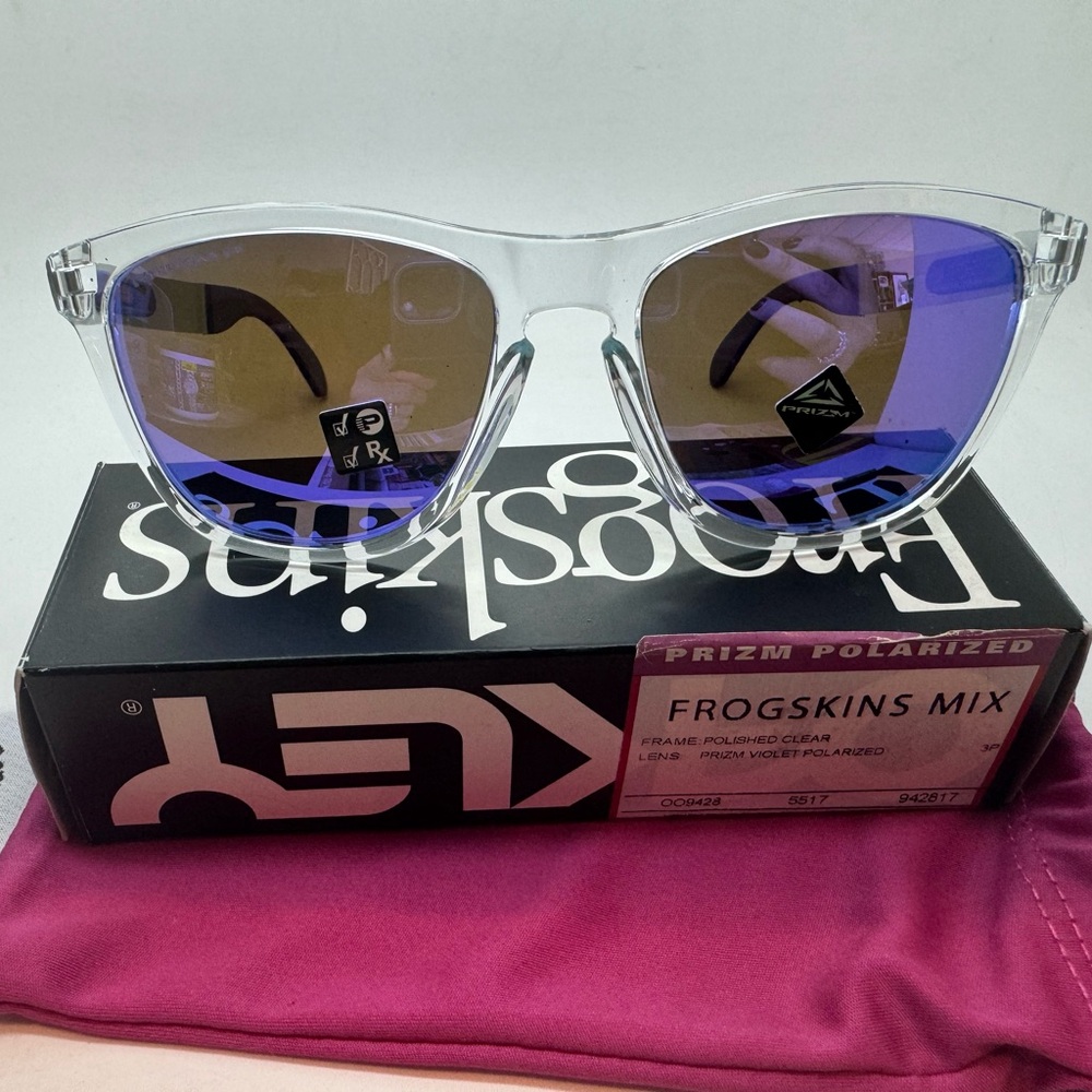 Oakley™ Frogskins Mix OO9428 942817 55 - Polished Clear